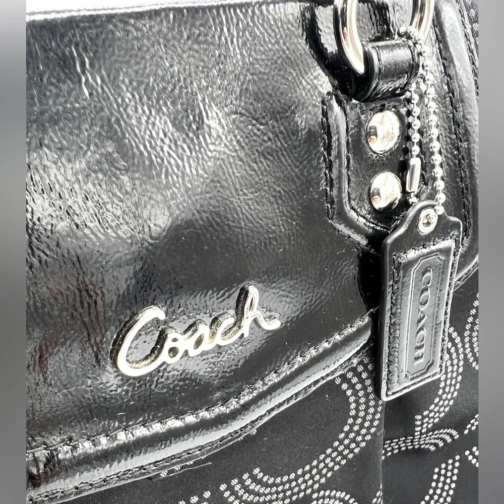 Coach Ashley Op Art Satchel - Picture 9 of 13